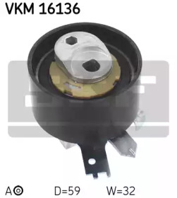 VKM 16136 SKF Ролик модуля натягувача ременя1